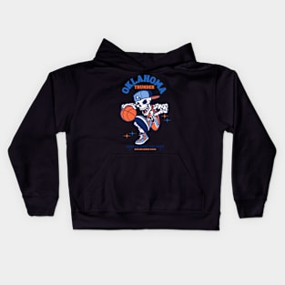 okc thunder basketball Kids Hoodie